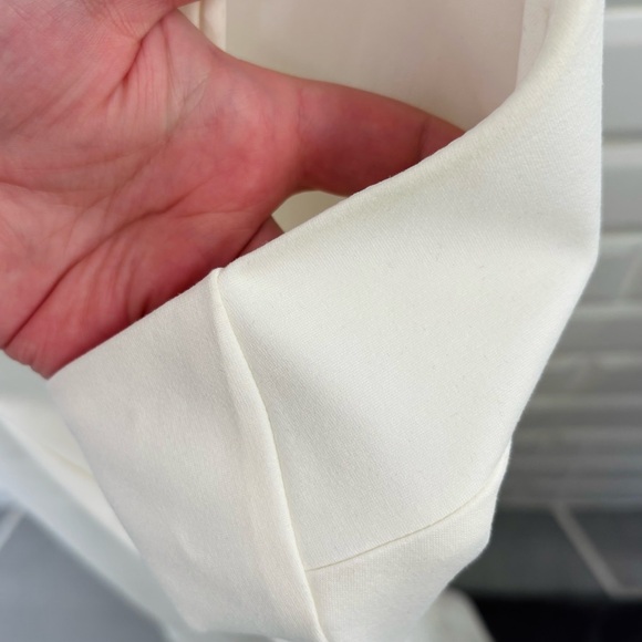 Lulus Women’s Large Sealed With a Kiss White Ruffled Bodycon Dress - Picture 11 of 14